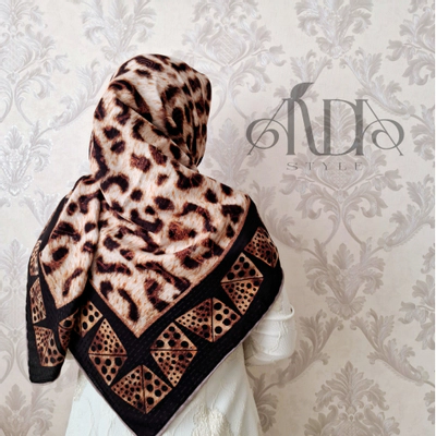 روسری نخی ترک پلنگی