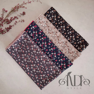 روسری نخی گلگلی پاییزه