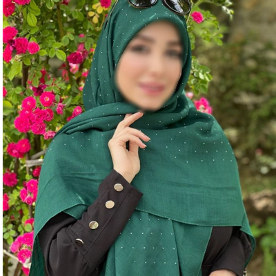 روسری وال اسلپ نگینی رنگبندی