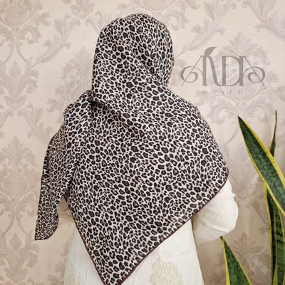 روسری پاییزه پلنگی