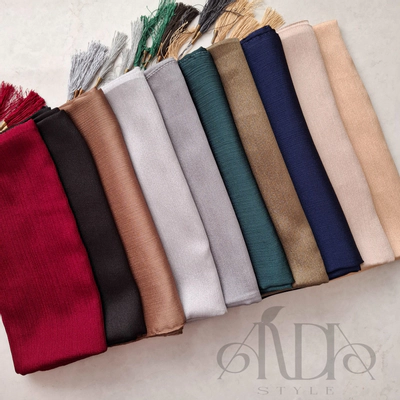 روسری ساده کریستال قواره 140