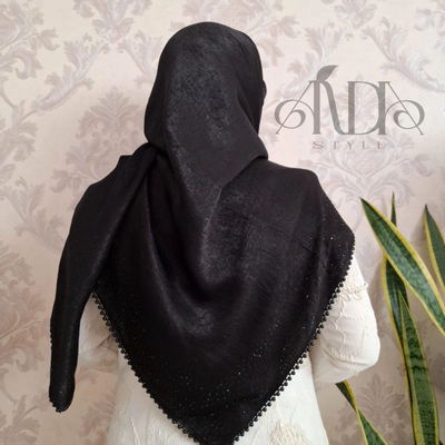 روسری کوپرا نگین مرواریدی