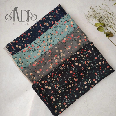 روسری نخی گلگلی ست مادر دختری