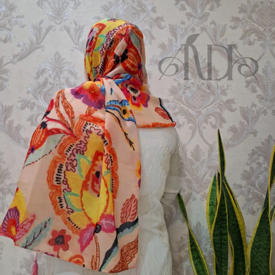 شال نخی طرحدار