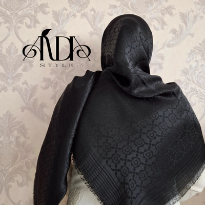 روسری ژاکارد Devora لمه قواره 140