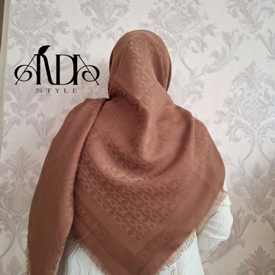 روسری ژاکارد دوفاز بدون لمه