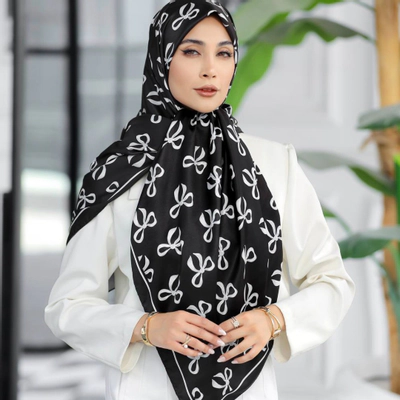 روسری پاپیون مشکی