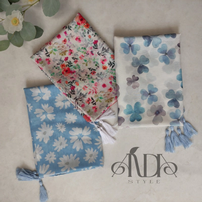 شال نخی طرحدار