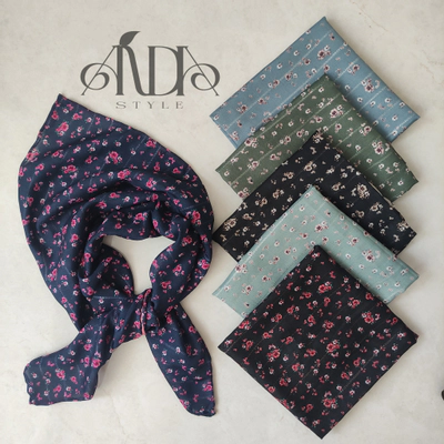 مینی اسکارف نخی گلگلی